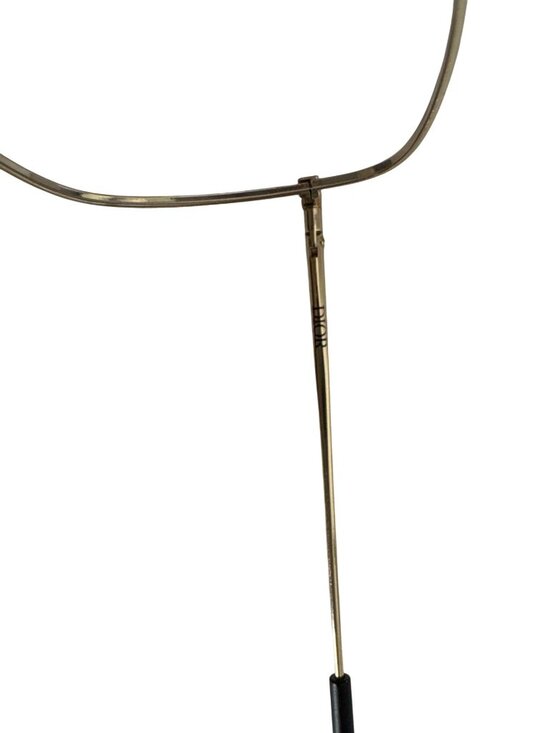 NWT Dior MINI CD O A Eyeglass Gold Metal Womens 55/16/140 main image 12